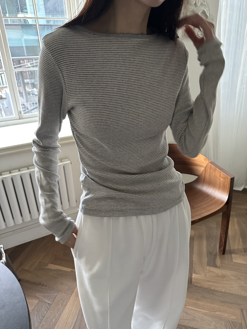 BOWIE東大門㊣代購女士新款人氣熱賣真品時尚25秋冬長袖T恤BOWIE長袖T恤