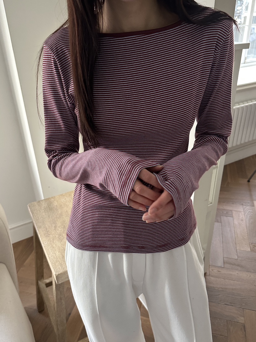 BOWIE東大門㊣代購女士新款人氣熱賣真品時尚25秋冬長袖T恤BOWIE長袖T恤