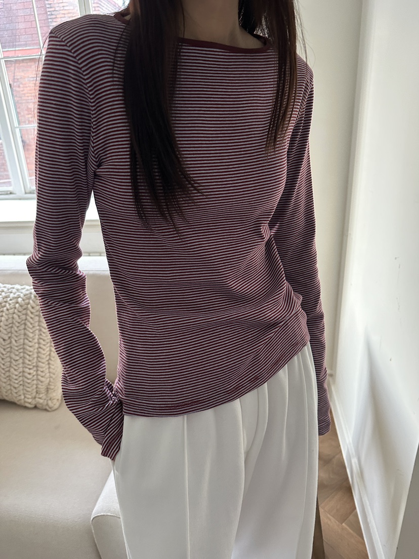 BOWIE東大門㊣代購女士新款人氣熱賣真品時尚25秋冬長袖T恤BOWIE長袖T恤