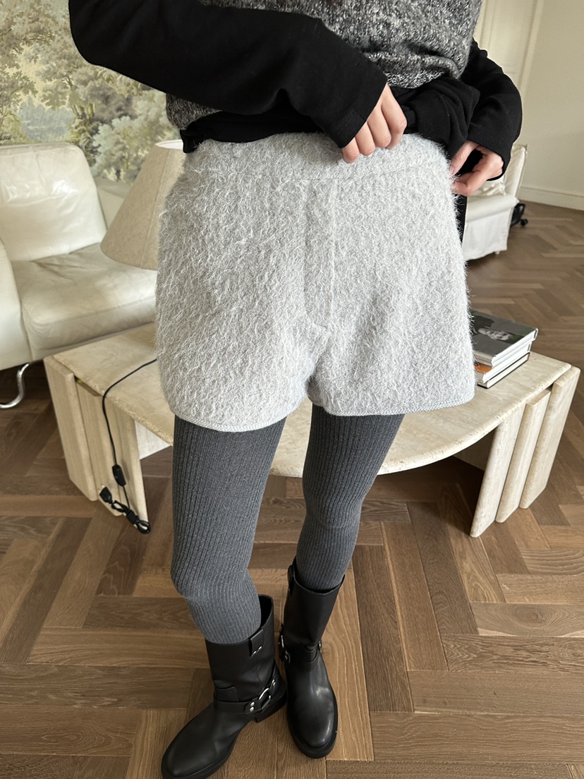 BOWIE東大門㊣直郵女裝新款熱賣時尚推薦休閑25秋冬職業短褲BOWIE短褲