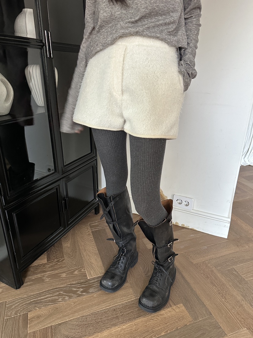 BOWIE東大門㊣直郵女裝新款熱賣時尚推薦休閑25秋冬職業短褲BOWIE短褲