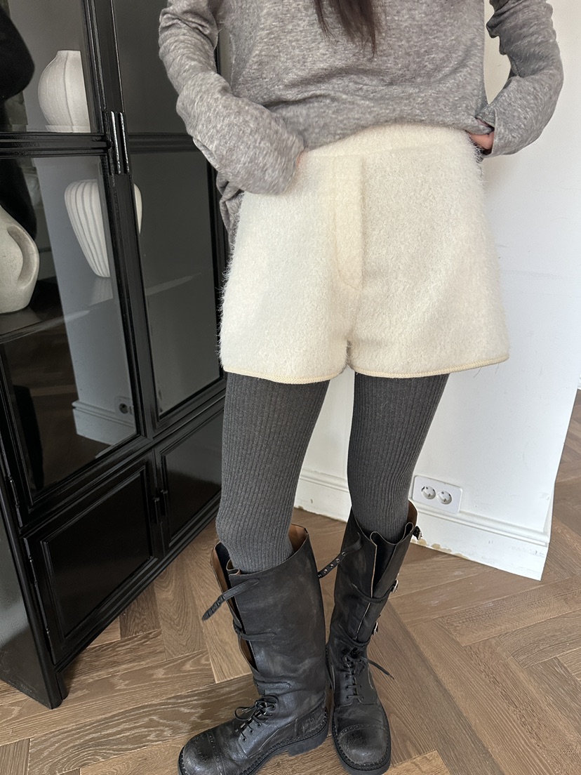 BOWIE東大門㊣直郵女裝新款熱賣時尚推薦休閑25秋冬職業短褲BOWIE短褲