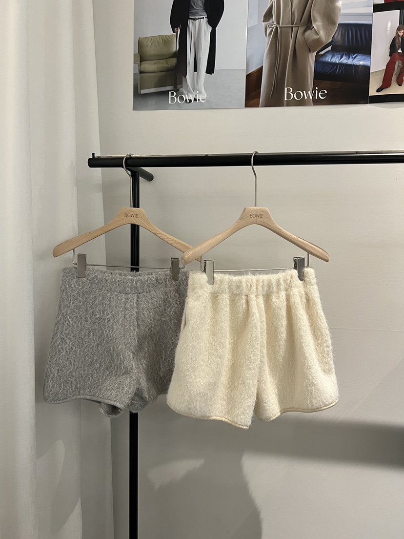 BOWIE東大門㊣直郵女裝新款熱賣時尚推薦休閑25秋冬職業短褲BOWIE短褲