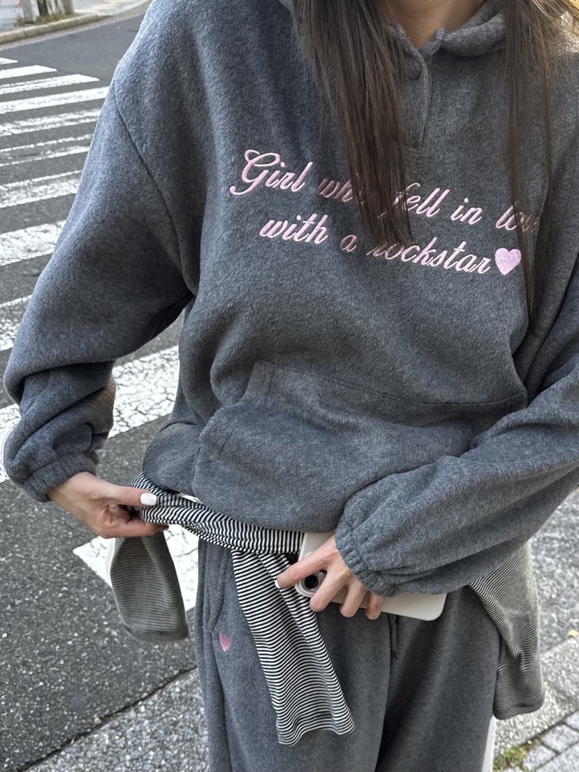 BOWIE東大門㊣直郵女士新款推薦職業人氣25秋冬衛衣連帽衫刺繡BOWIE衛衣