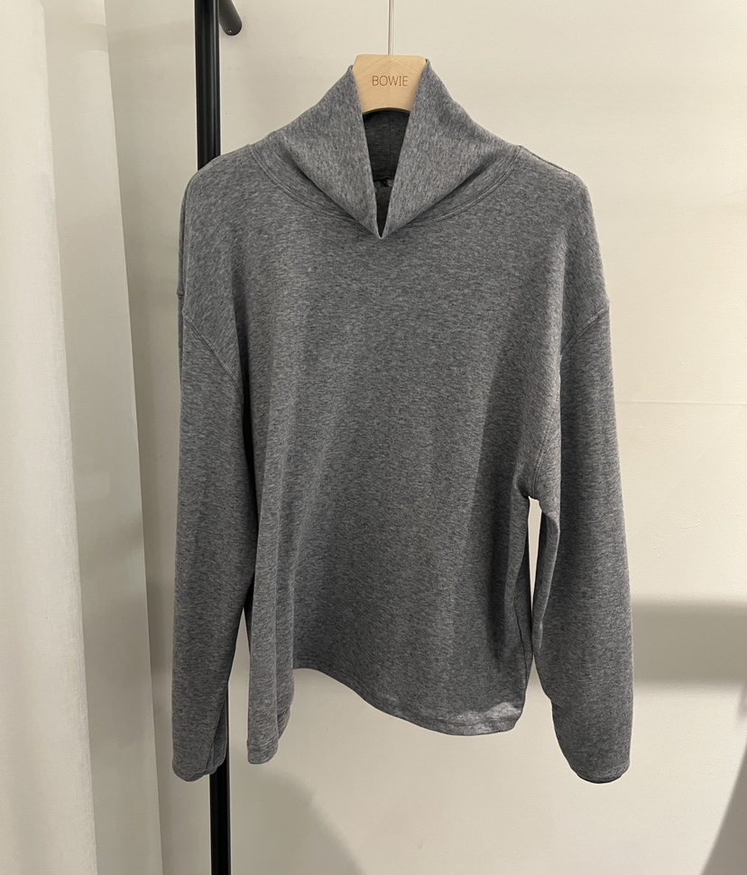 BOWIE韓國代購㊣女裝新品推薦時尚25秋冬休閑真品長袖T恤羊毛BOWIE長袖T恤圖色2