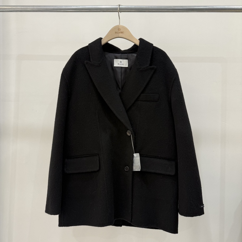 BLANC-A東大門㊣實拍女士新款人氣休閑25秋冬真品夾克羊駝BLANC-A夾克圖色4