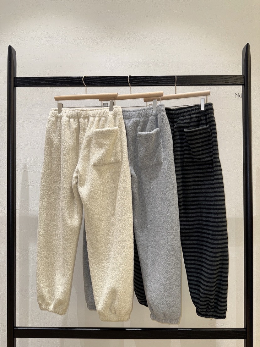 NDE東大門㊣代購女裝新品職業熱賣25秋冬真品休閑休閑褲抓絨BOHEME_NDE休閑褲