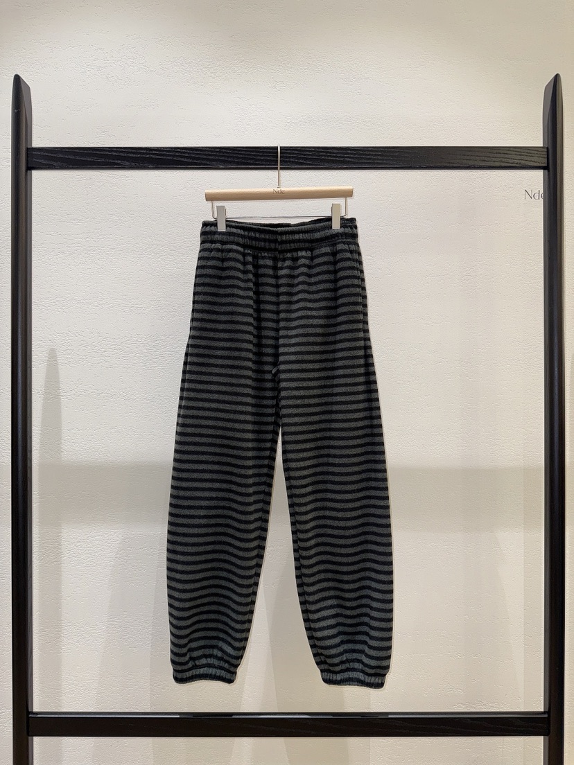 NDE東大門㊣代購女裝新品職業熱賣25秋冬真品休閑休閑褲抓絨BOHEME_NDE休閑褲圖色1