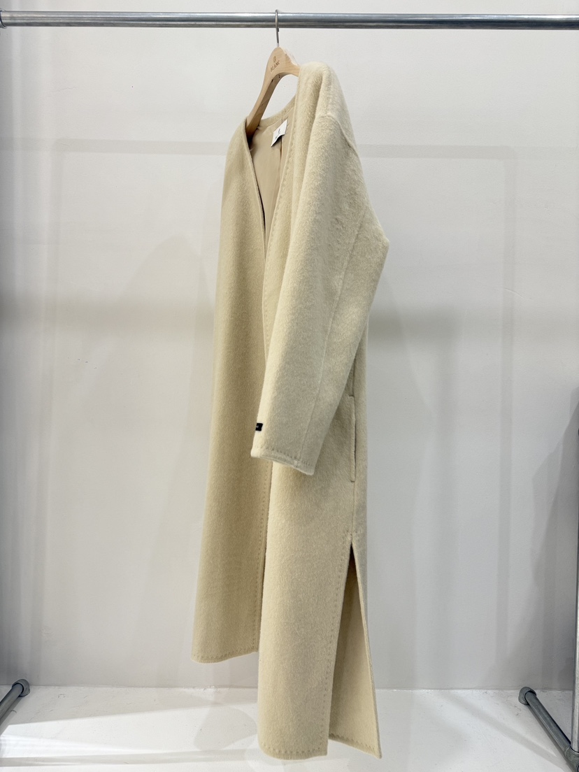 BLANC-A東大門㊣代購女士新款真品時尚職業熱賣中長款大衣BLANC-A中長款大衣