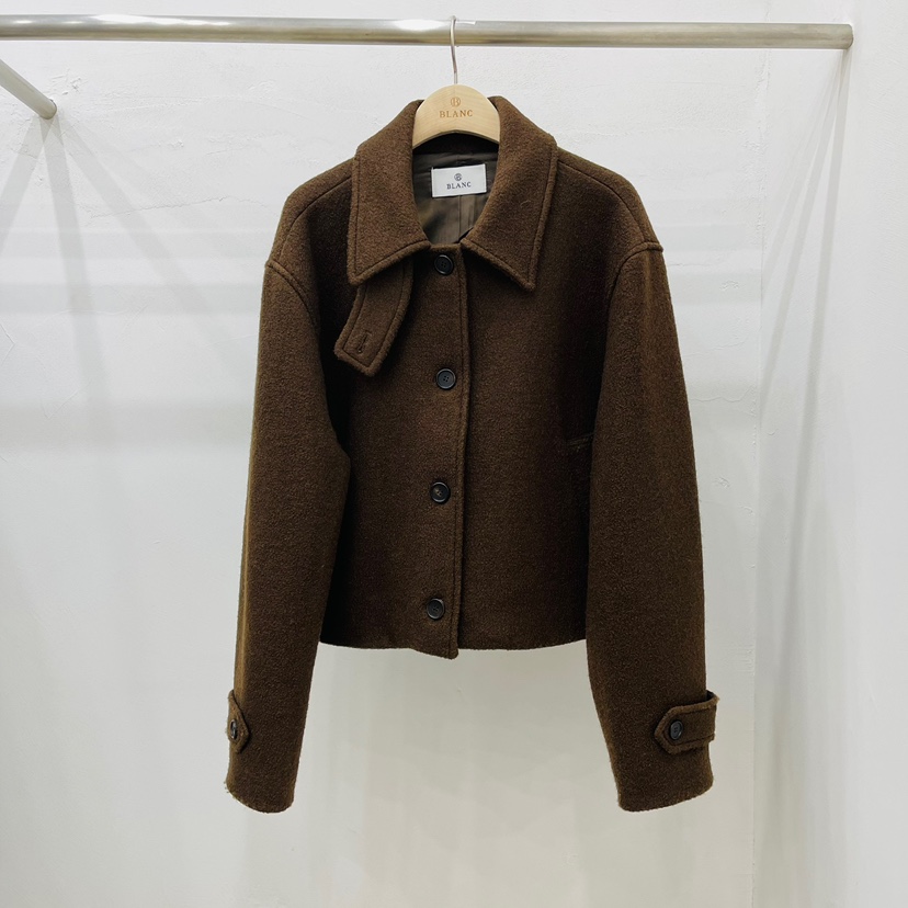 BLANC-A東大門㊣代購女裝新款25秋冬時尚推薦職業休閑夾克BLANC-A夾克圖色1