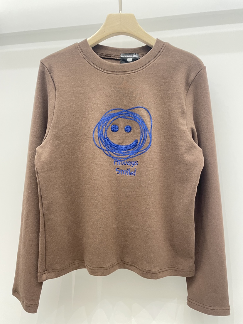 NYLON東大門㊣實拍女裝新款人氣真品職業熱賣時尚休閑長袖T恤NYLON長袖T恤圖色2