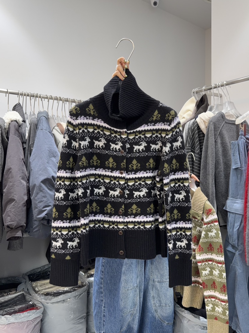 LOOKK韓國直郵㊣女裝新品人氣時尚真品推薦職業熱賣休閑毛衣LOOKK毛衣圖色2