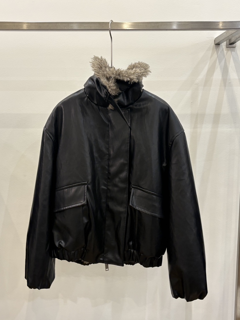 CICI東大門㊣直郵女士新品休閑人氣真品25秋冬推薦夾克毛皮Ci Ci夾克圖色1