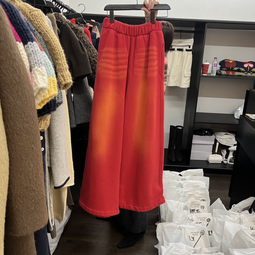 UNANSWERED-MYSTERY韓國直郵㊣女裝新款職業休閑休閑褲加絨UNANSWERED-MYSTERY/FIFO休閑褲圖色2