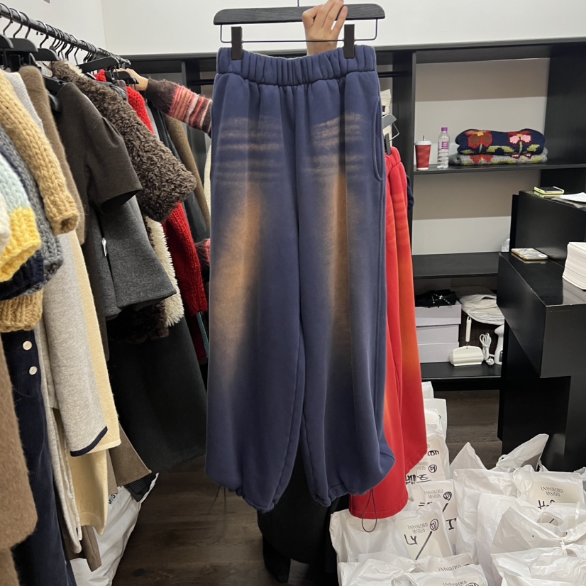 UNANSWERED-MYSTERY韓國直郵㊣女裝新款職業休閑休閑褲加絨UNANSWERED-MYSTERY/FIFO休閑褲圖色3