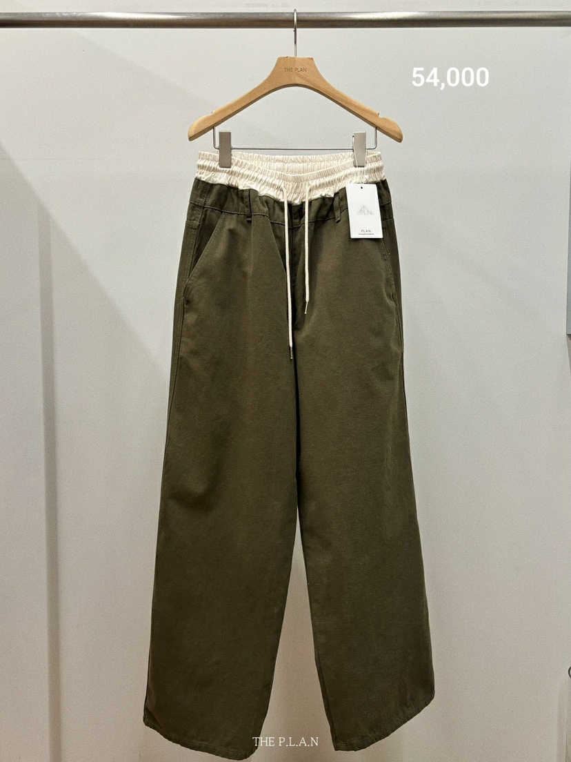 THEPLAN韓國代購㊣女裝新品職業25秋冬人氣推薦休閑休閑褲雙層THE PLAN休閑褲圖色1