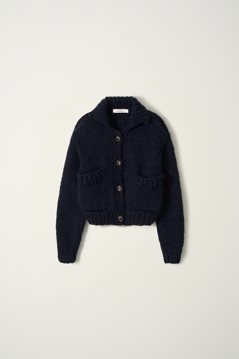 UNANSWERED-MYSTERY韓國直郵㊣女士新品休閑針織衫手工刺繡開衫UNANSWERED-MYSTERY/FIFO針織衫圖色3