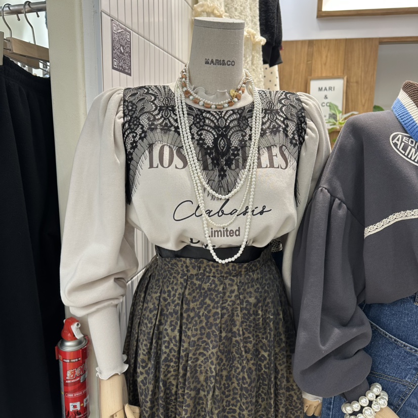 MARI CO韓國代購㊣女裝新款熱賣職業休閑人氣衛衣不含飾品MARI CO衛衣圖色2