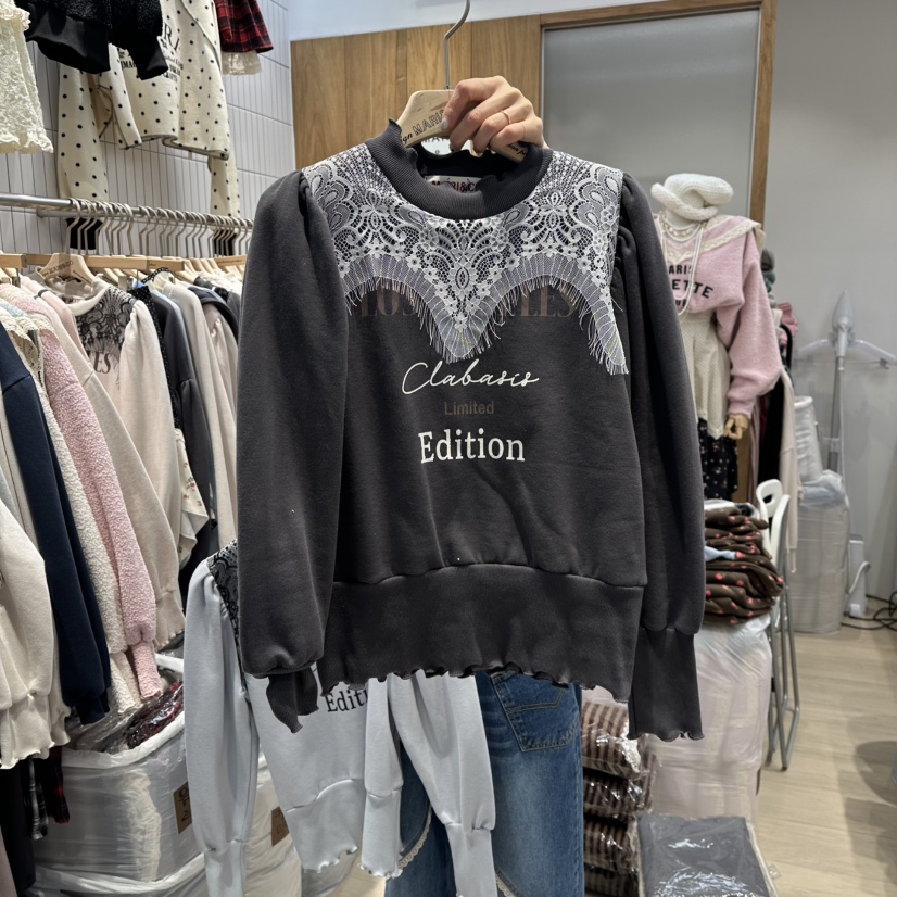 MARI CO韓國代購㊣女裝新款熱賣職業休閑人氣衛衣不含飾品MARI CO衛衣圖色3