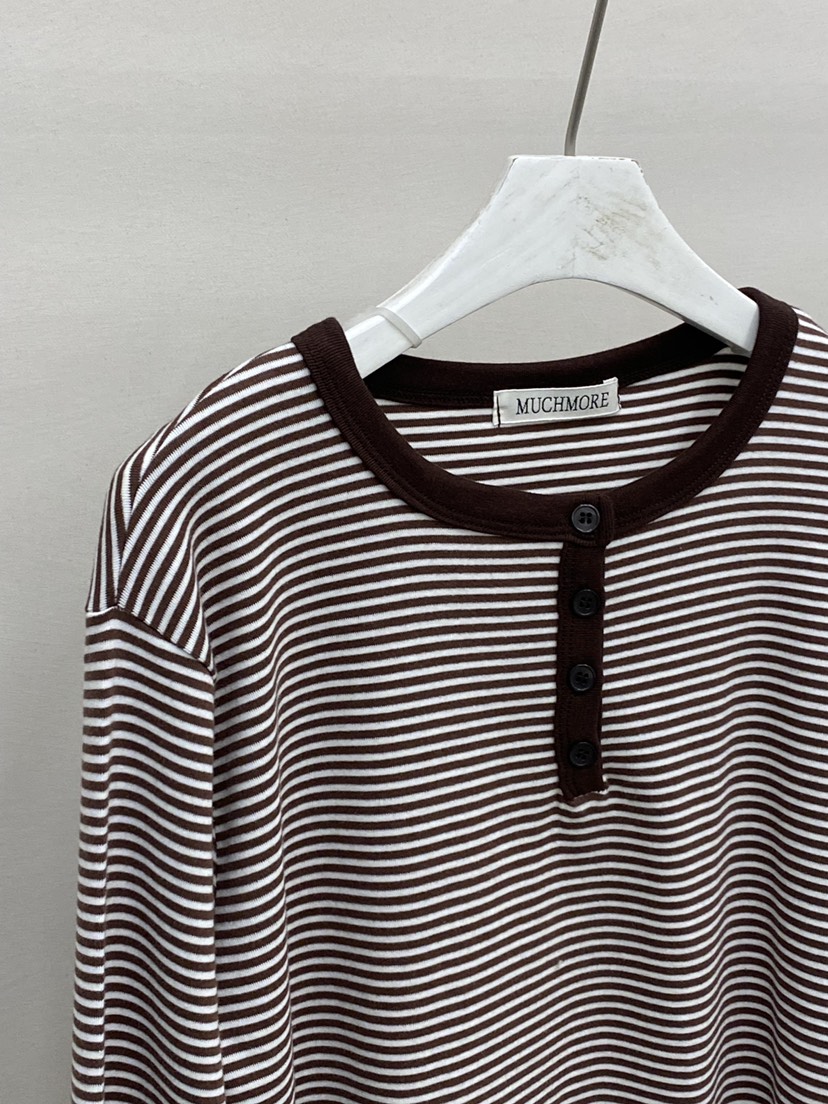 MUCH MORE東大門㊣實拍女裝新款時尚熱賣真品職業推薦長袖T恤MUCH MORE長袖T恤