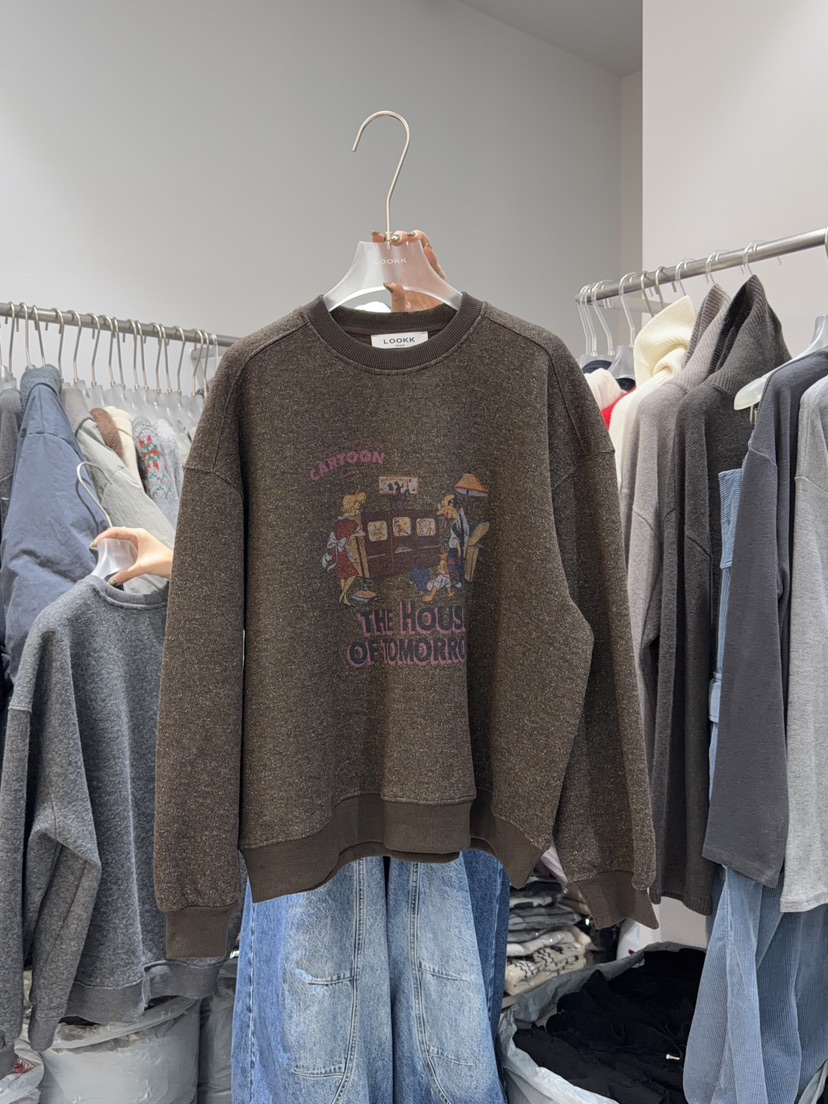 LOOKK東大門㊣代購女裝新款時尚職業真品休閑人氣熱賣推薦衛衣LOOKK/MIMME衛衣圖色1