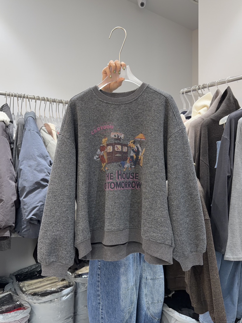 LOOKK東大門㊣代購女裝新款時尚職業真品休閑人氣熱賣推薦衛衣LOOKK/MIMME衛衣圖色2