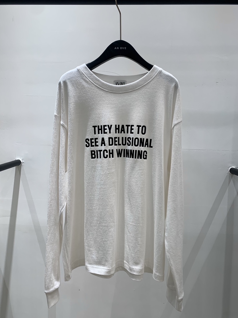 ANOVE東大門㊣實拍女士新品25秋冬時尚熱賣真品職業長袖T恤ANOVE長袖T恤圖色1