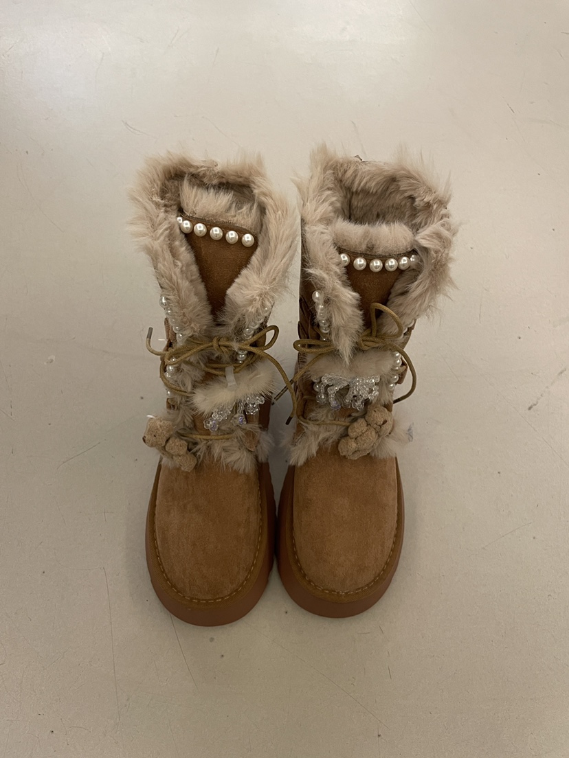 MULCUP東大門㊣直郵女裝新款真品熱賣25秋冬人氣休閑靴子系帶MULCUP靴子