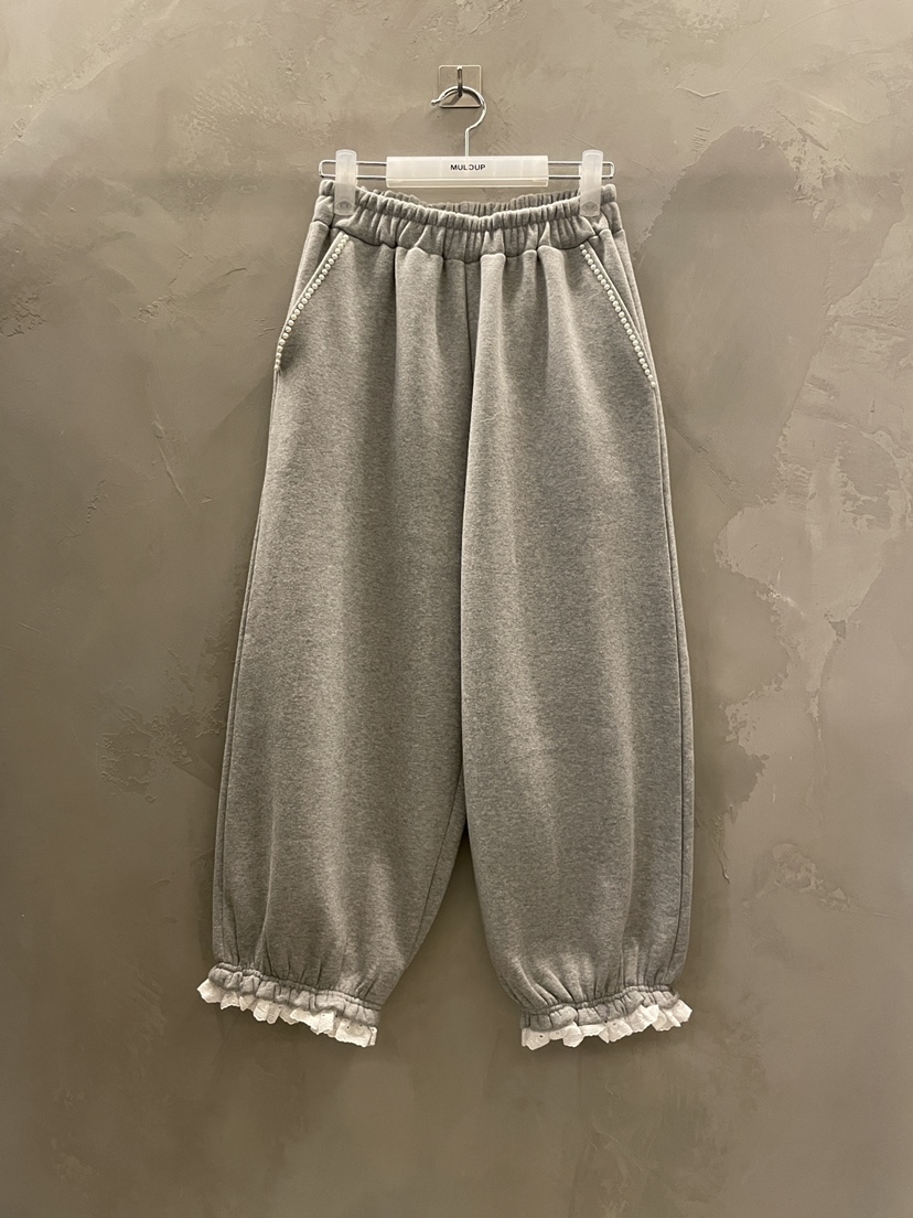 MULCUP東大門㊣代購女士新品熱賣職業25秋冬人氣休閑褲加絨MULCUP休閑褲圖色1