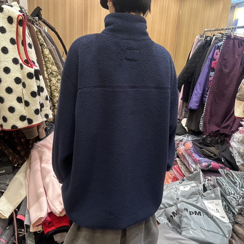 E/E/E韓國代購㊣女裝新款推薦人氣熱賣職業夾克連帽衫長款E/E/E夾克