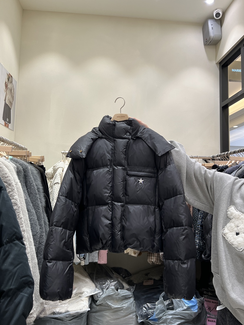 MARIE MARIE韓國代購㊣女裝新品真品休閑人氣短款羽絨服鴨絨MARIE MARIE短款羽絨服圖色3