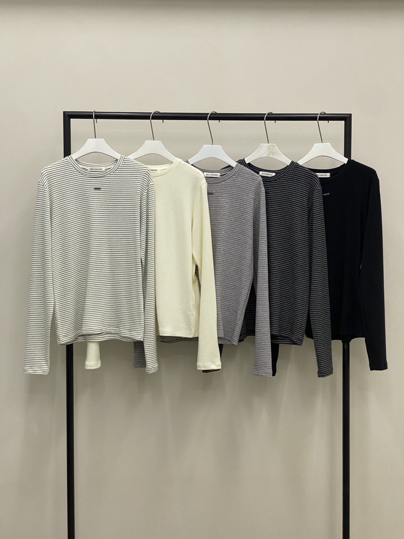 MUCH MORE東大門㊣代購女裝新品真品25秋冬職業推薦長袖T恤絨MUCH MORE長袖T恤