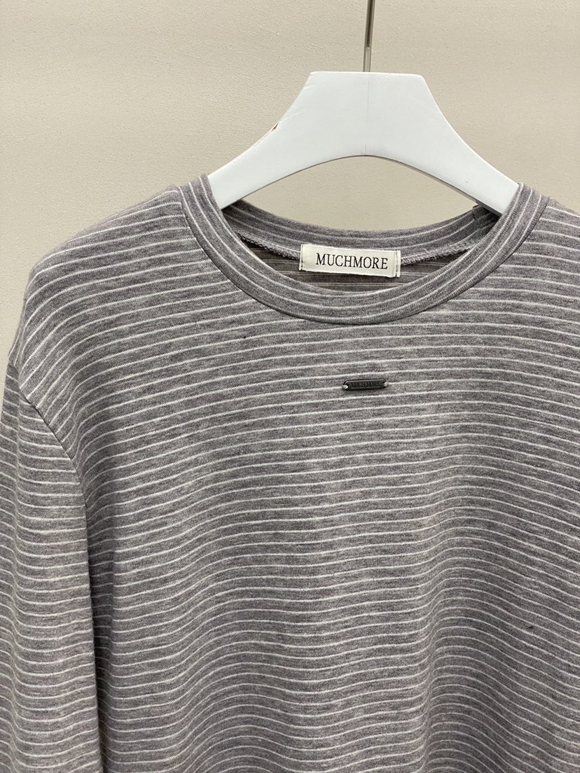 MUCH MORE東大門㊣代購女裝新品真品25秋冬職業推薦長袖T恤絨MUCH MORE長袖T恤