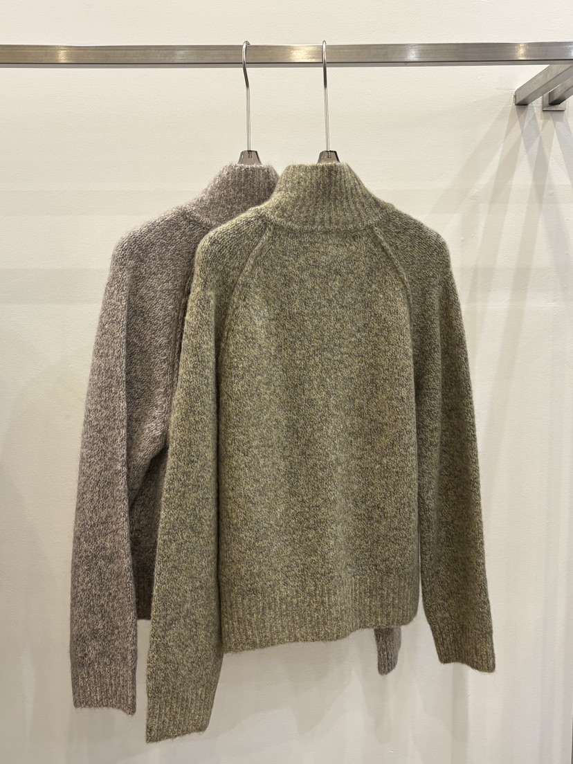 CICI東大門㊣直郵女士新品人氣職業真品休閑毛衣柔軟高領紐扣Ci Ci毛衣