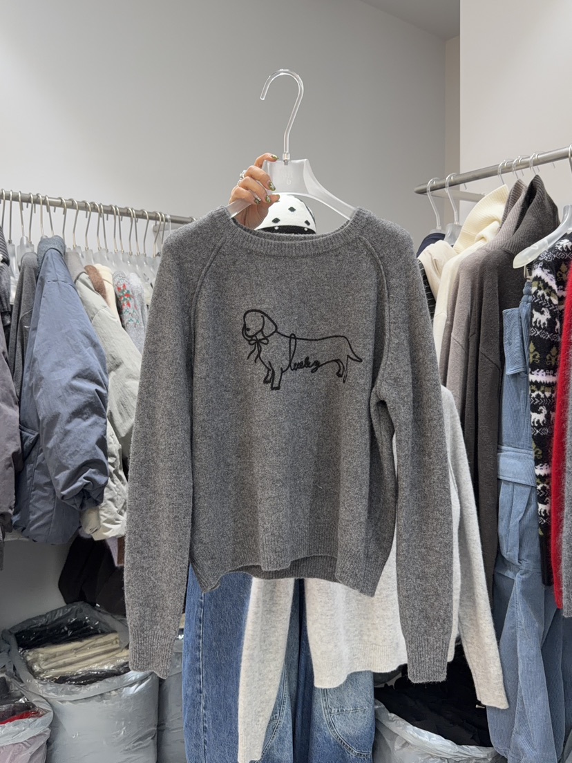 LOOKK東大門㊣代購女士新品熱賣推薦人氣休閑真品職業25秋冬毛衣LOOKK/MIMME毛衣圖色2