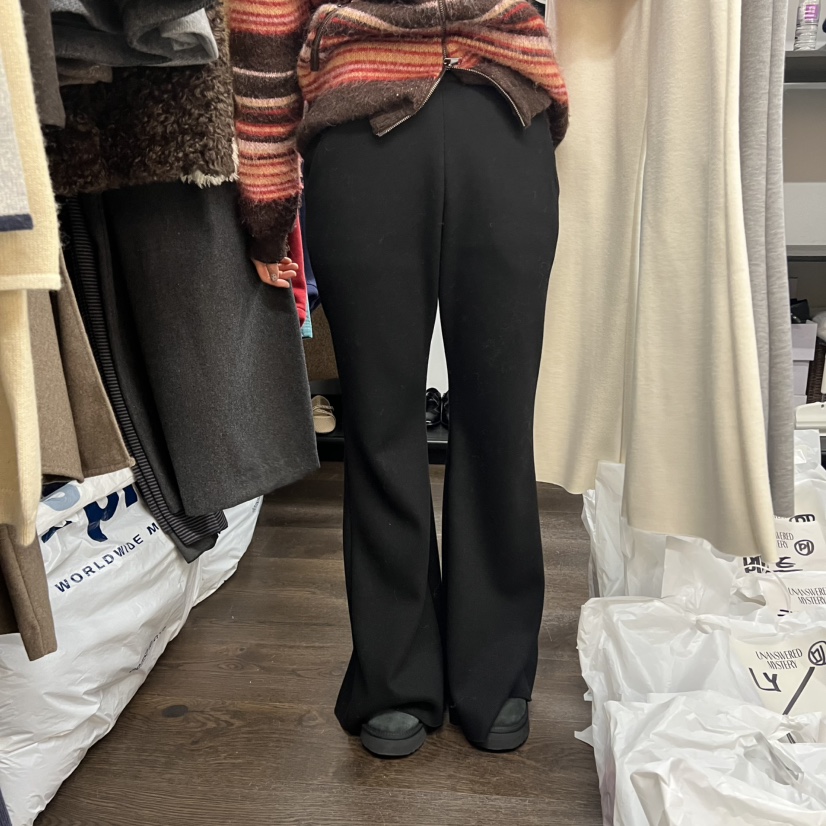 UNANSWERED-MYSTERY東大門㊣代購女士新款人氣休閑褲加絨羊毛UNANSWERED-MYSTERY休閑褲圖色3