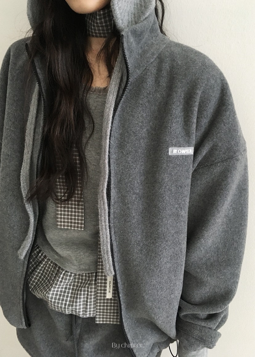 BY CHAPTER東大門㊣代購女裝新款真品人氣時尚休閑夾克抓絨BY Chapter夾克