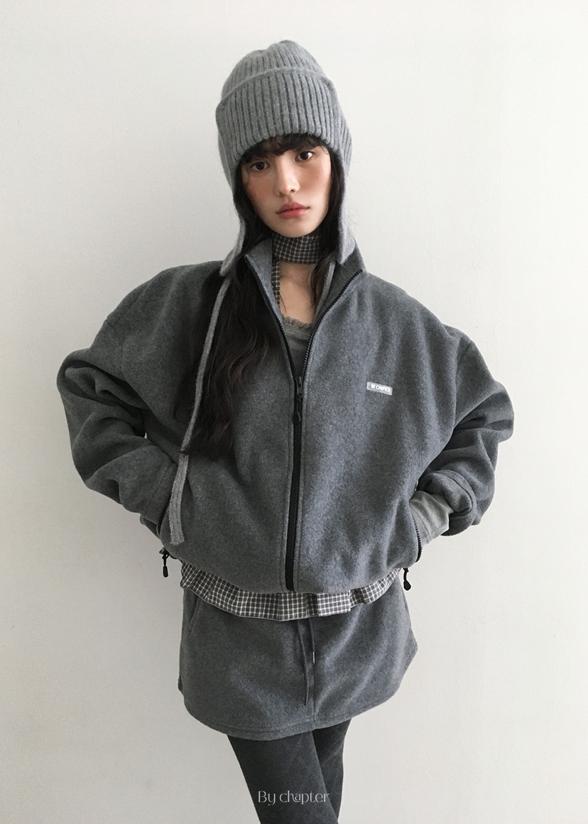 BY CHAPTER東大門㊣代購女裝新款真品人氣時尚休閑夾克抓絨BY Chapter夾克