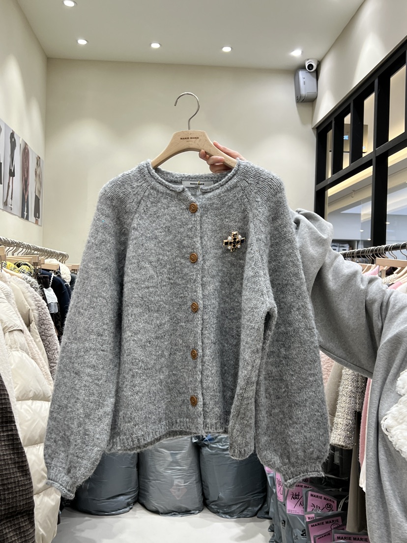 MARIE MARIE韓國直郵㊣女士新款推薦職業真品熱賣人氣針織衫MARIE MARIE針織衫圖色2