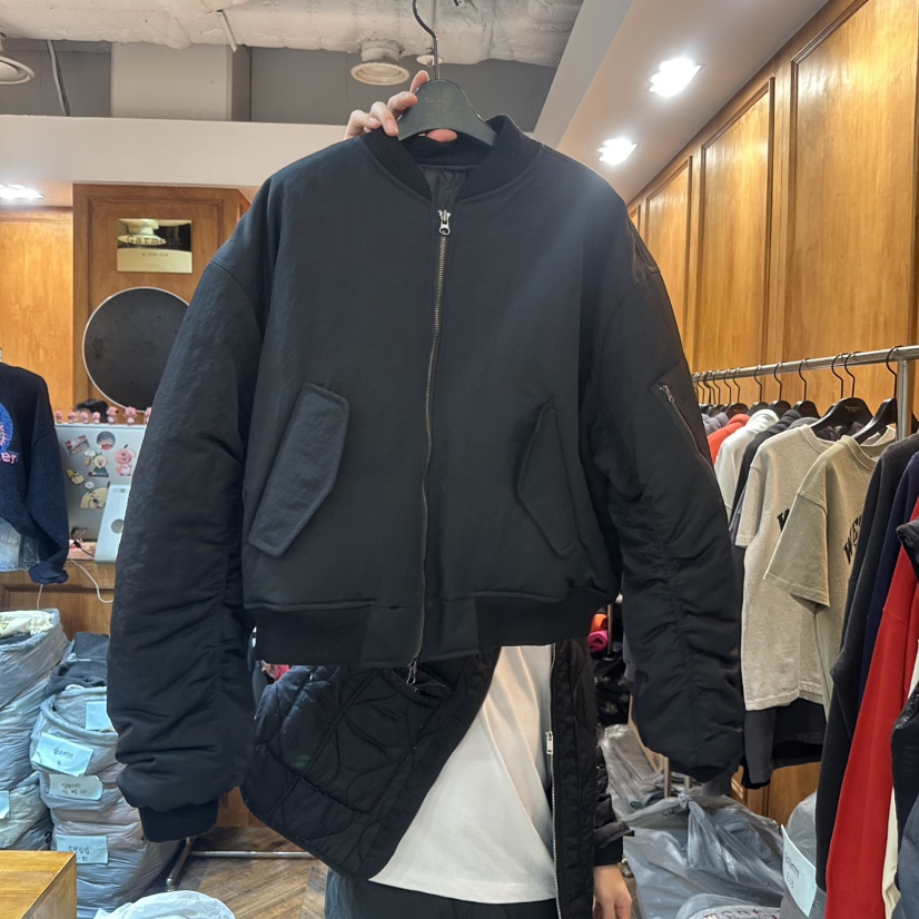 GARMENT-P東大門㊣直郵女裝新款真品推薦休閑25秋冬短款棉服GARMENT短款棉服圖色3黑色