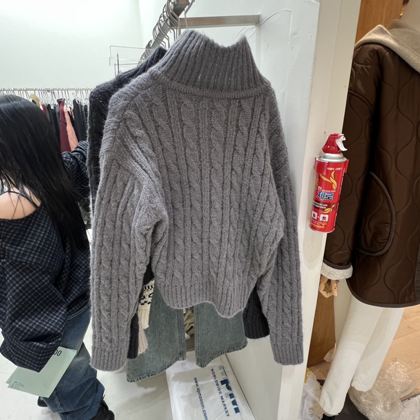 PADO韓國代購㊣女裝新款人氣熱賣真品職業時尚推薦毛衣高領PADO毛衣