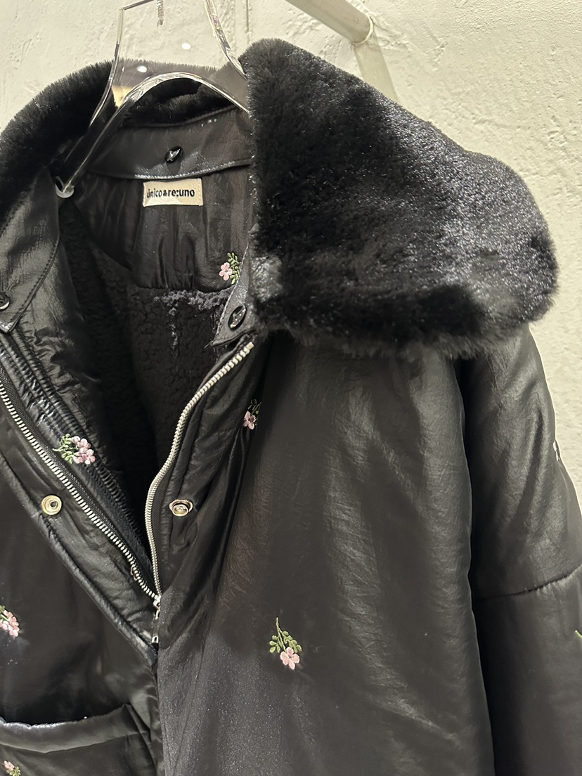 UNICO-p東大門㊣代購女士新款時尚25秋冬職業短款棉服兔子UNICO短款棉服