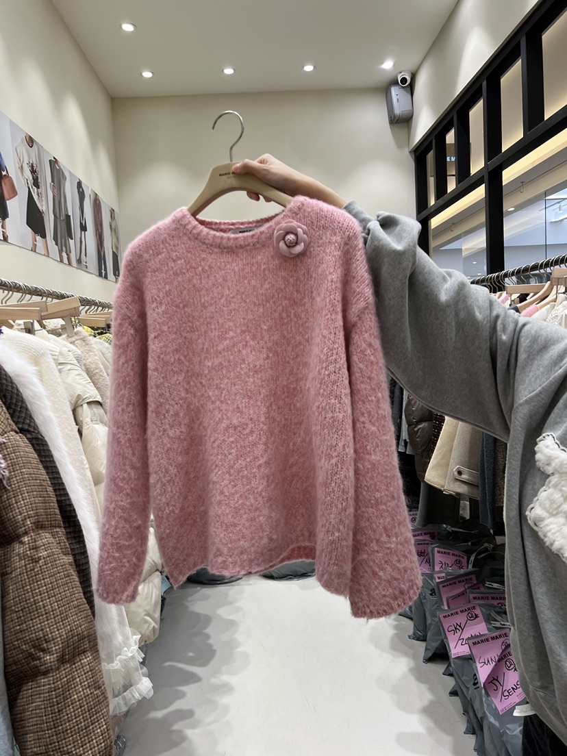 MARIE MARIE東大門㊣直郵女裝新品時尚熱賣25秋冬針織衫羊毛MARIE MARIE針織衫圖色1