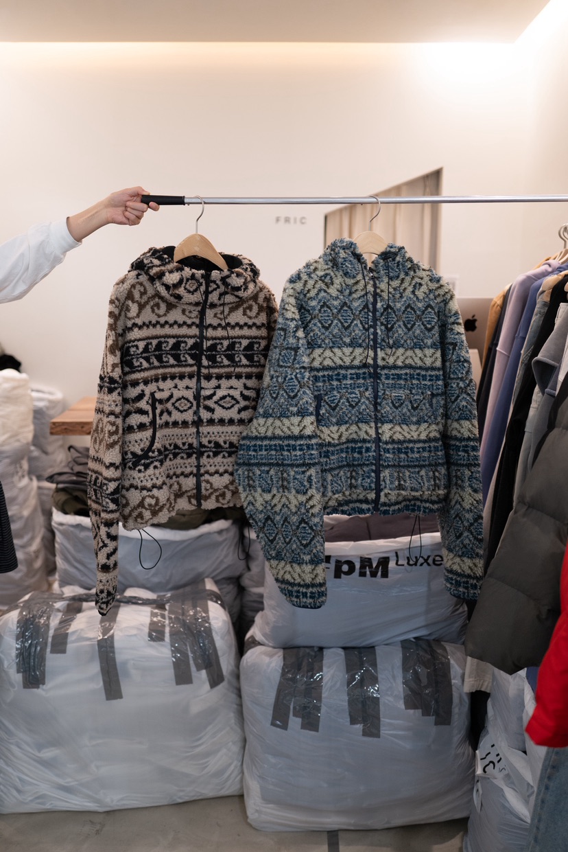 FRIC韓國代購㊣女士新品職業人氣真品休閑25秋冬衛衣連帽拉鏈衫FRIC衛衣