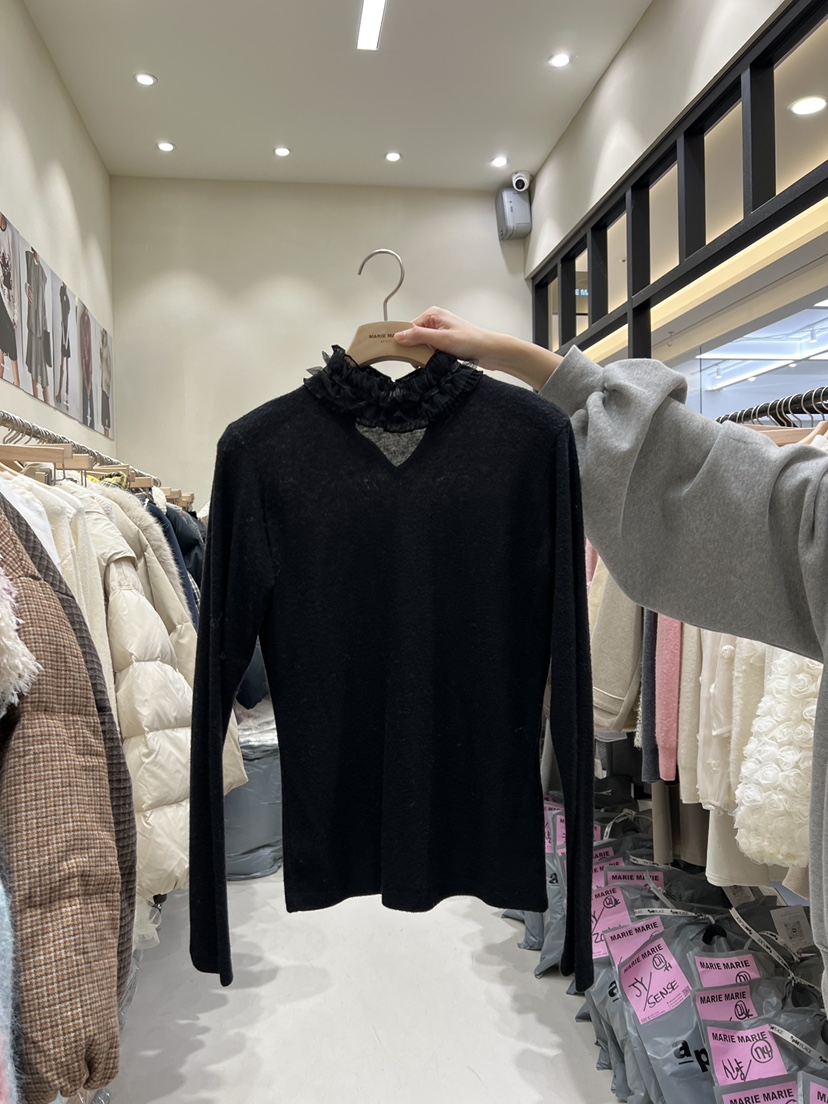 MARIE MARIE韓國直郵㊣女士新品職業熱賣休閑25秋冬長袖T恤MARIE MARIE長袖T恤圖色3