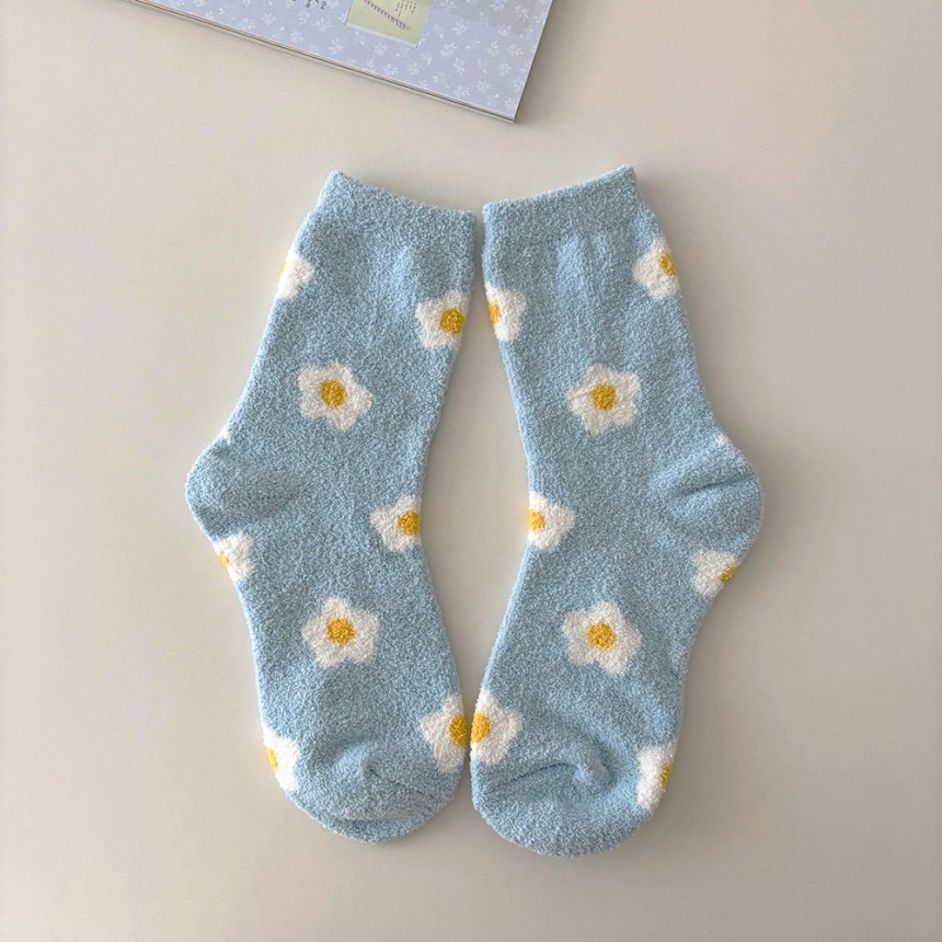 CACTUS-Q韓國直郵㊣女裝新品時尚熱賣人氣真品25秋冬休閑襪子CACTUS十雙起/可混搭襪子圖色3