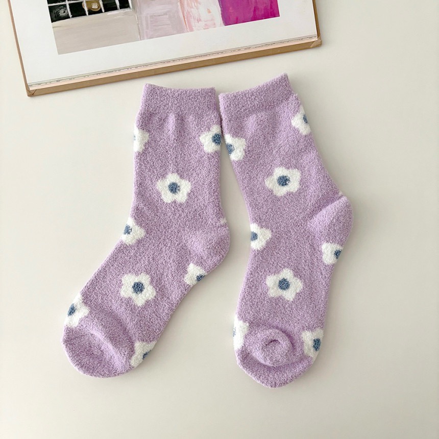 CACTUS-Q韓國直郵㊣女裝新品時尚熱賣人氣真品25秋冬休閑襪子CACTUS十雙起/可混搭襪子圖色4