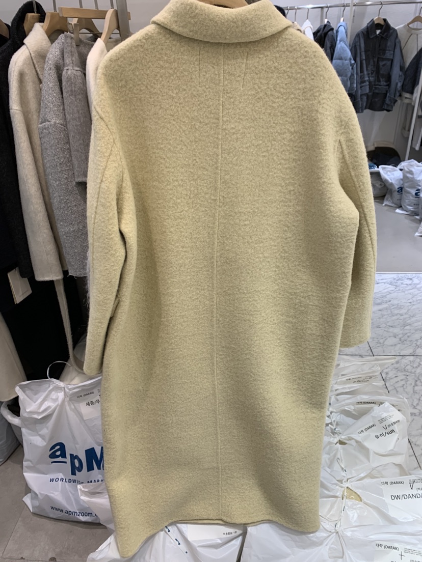 DARAK韓國直郵㊣女士新品25秋冬推薦職業熱賣中長款大衣羊駝DARAK中長款大衣