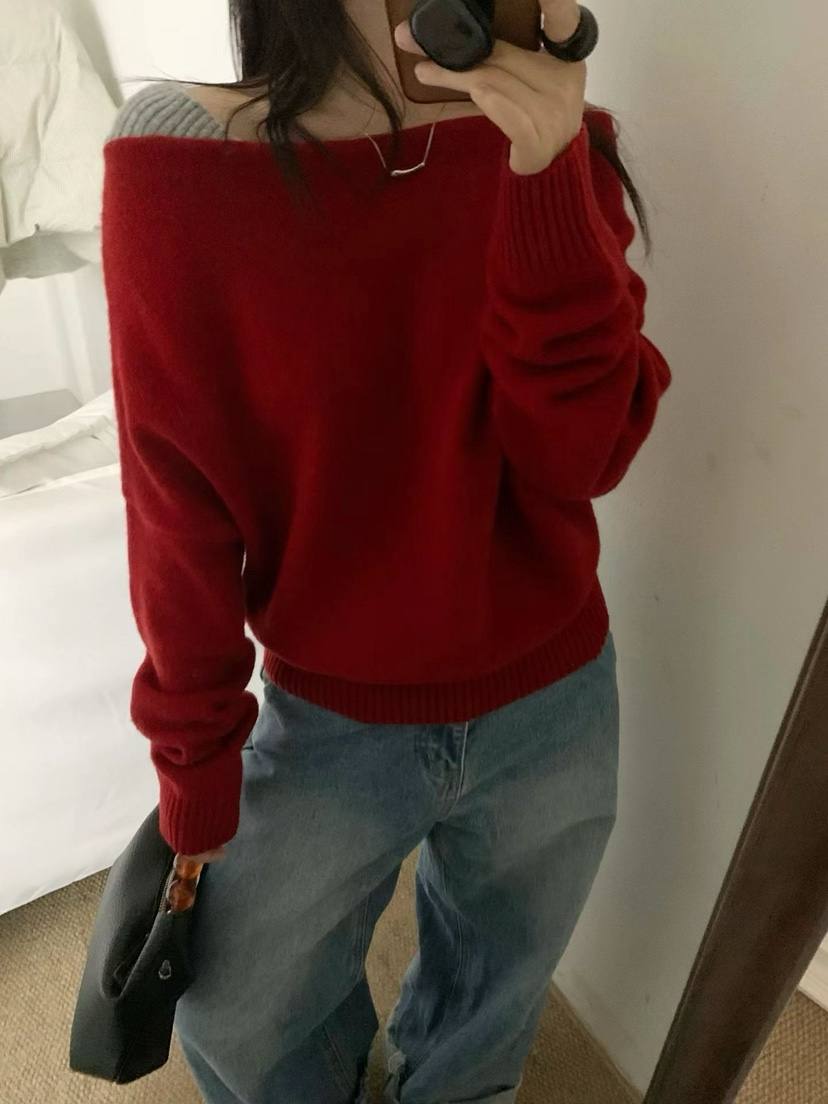 DARAK韓國直郵㊣女士新款人氣25秋冬時尚真品推薦休閑針織衫DARAK針織衫