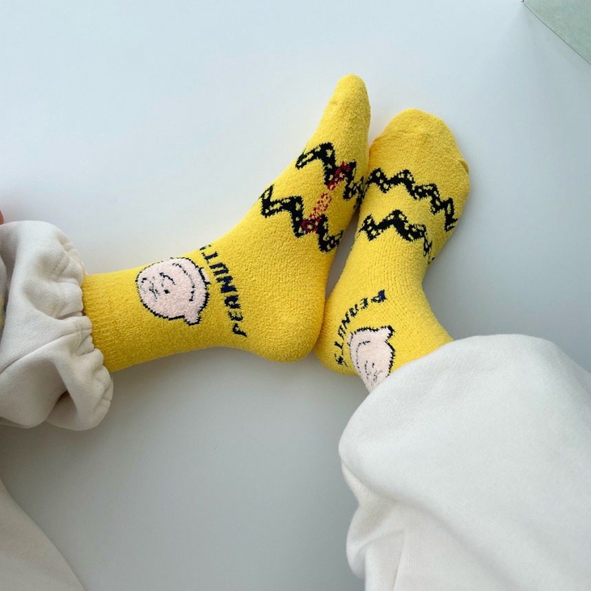 CACTUS-Q東大門㊣代購女裝新款真品25秋冬人氣熱賣時尚襪子CACTUS十雙起/可混搭襪子圖色3